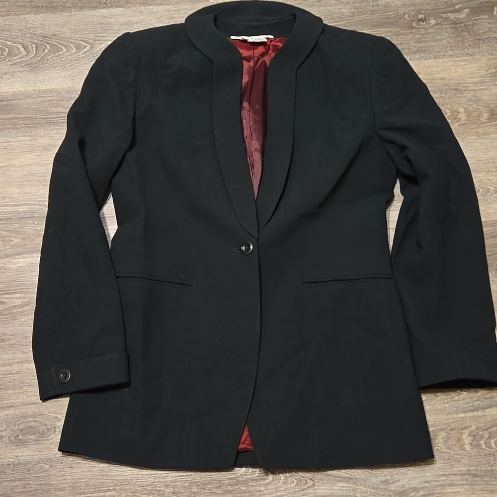 Carlisle Dark Green Wool Blazer Sz 8